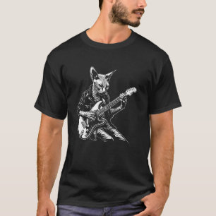 Cat Guitarist Guitar - Sphynx Dad Mum T-Shirt