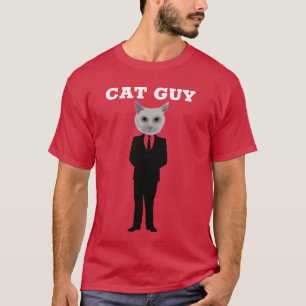 CAT GUY (CAT WEARING BUSINESS SUIT) T-SHIRTS TEES