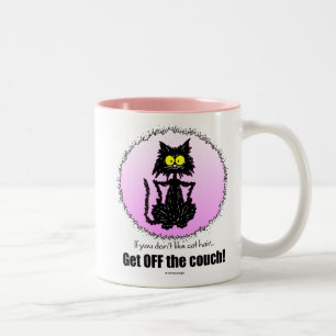 Cat Hair...Gifts for Cat Lovers Two-Tone Coffee Mug