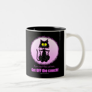 Cat Hair...Gifts for Cat Lovers Two-Tone Coffee Mug