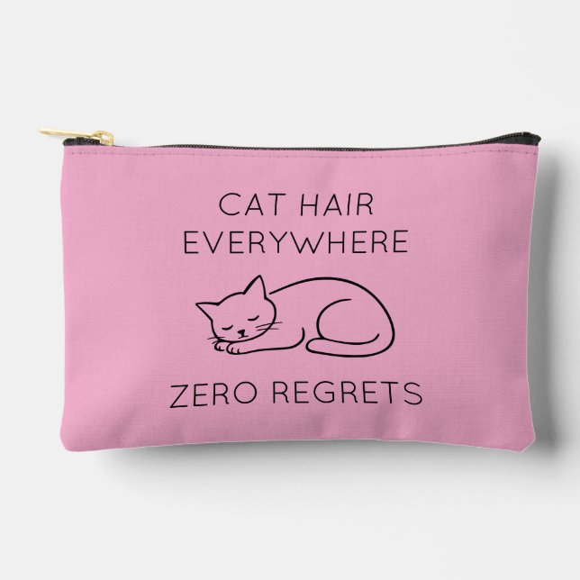 Cat hair zero regrets accessory pouch (Front)