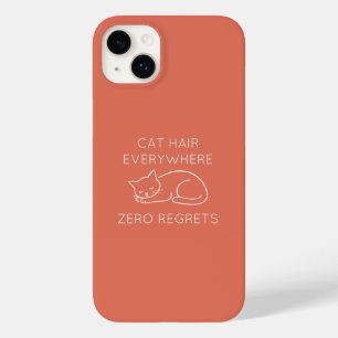 Cat hair zero regrets Case-Mate iPhone 14 plus case