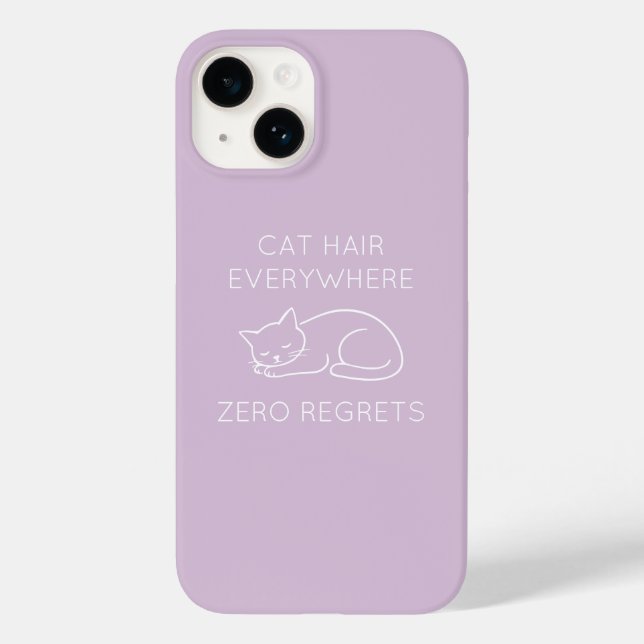 Cat hair zero regrets Case-Mate iPhone case (Back)