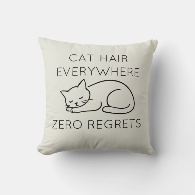 Cat hair zero regrets cushion (Front)