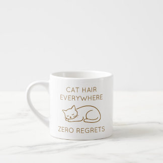 Cat hair zero regrets espresso cup