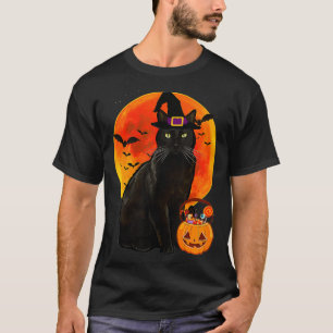 Cat Halloween Bombay Jack O Lantern Pumpkin T-Shirt
