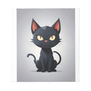 Cat Halloween Cute Adorable Funny Animal Cartoon  Notepad