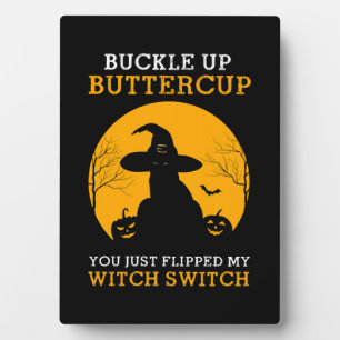 Cat Halloween  Plaque