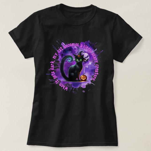 Cat Halloween Shirt  (Design Front)
