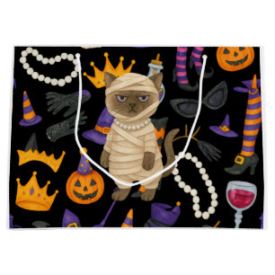Cat Halloween Small Gift Bag