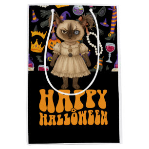 Cat Halloween Small Gift Bag