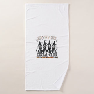 Cat Halloween Spooky Kitten Lover Trick Or Treat K Bath Towel