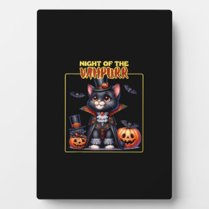Cat Halloween Spooky Kitten Lover Trick Or Treat K Plaque