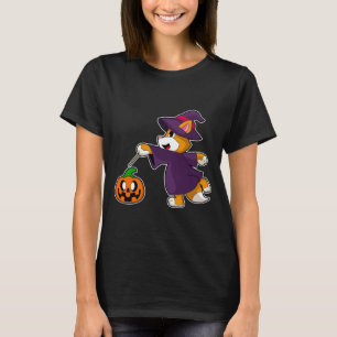 Cat Halloween Witch T-Shirt