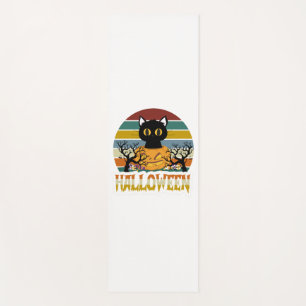Cat Halloween Yoga Mat