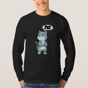 Cat Hangover Strike Annoyance Zero Bock No Desire T-Shirt