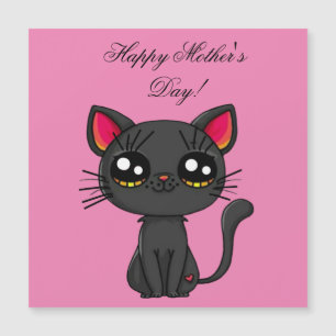 Cat Happy Mother's Day  Magnetic Invitation