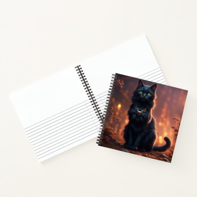 Cat Hardcover Notebook (Inside)