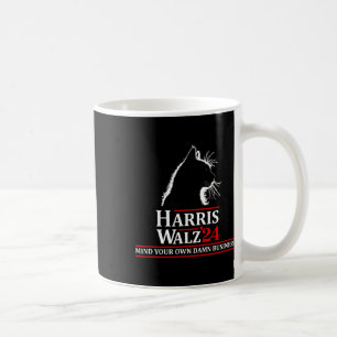 Cat Harris Walz 2024 Kamala Harris 2024 Tim Walz 2 Coffee Mug