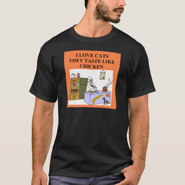 cat hater design T-Shirt (Front)