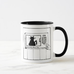 Cat Haters Microwave Cartoon Mug