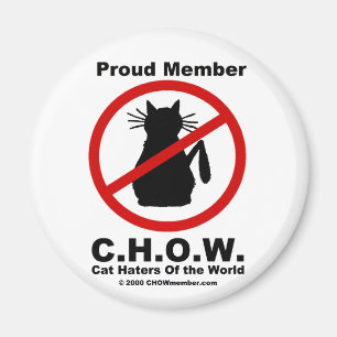 Cat Haters Of The World Magnet