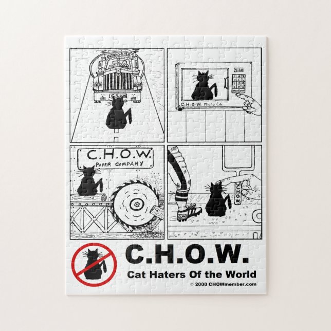 Cat Haters of the World Puzzle (Vertical)