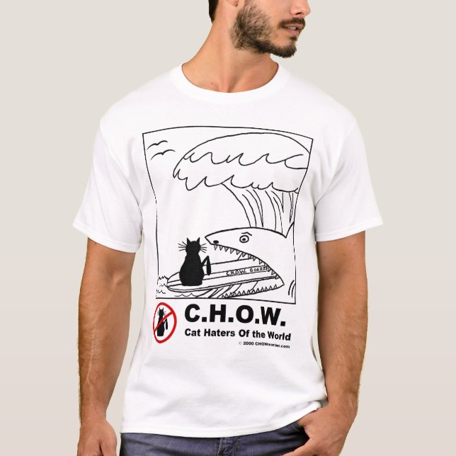 Cat Haters Surfing T-shirt (Front)