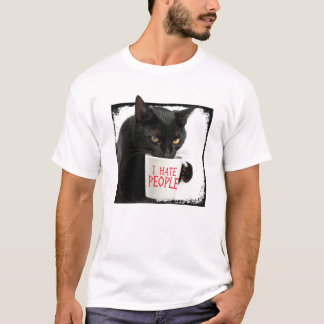 Cat Hates People T-Shirt
