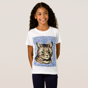 Cat head drawing by Louis Wain T-Shirt