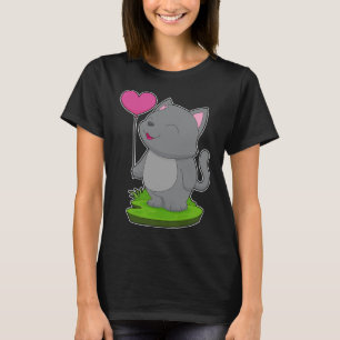 Cat Heart Balloon T-Shirt