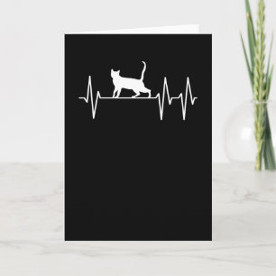 Cat Heartbeat Card
