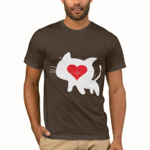 Cat Heartbeat – Minimalist Black Cat Love Design