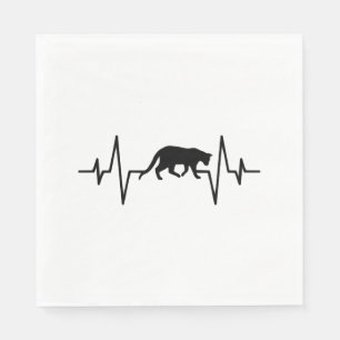 cat heartbeat  napkin