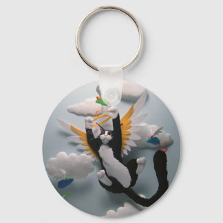 Cat Heaven Keychain