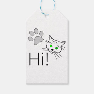 Cat - Hi! Gift Tags