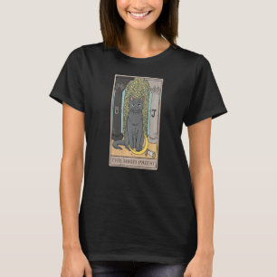 Cat High Priest Tarot Card for a Tarot Card Reader T-Shirt
