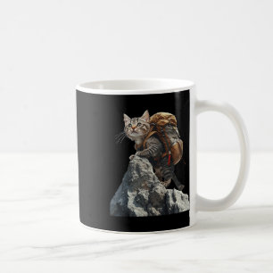 Cat Hiking Men Women Kids  Coffee Mug