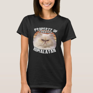 Cat Himalayan Property Vintage Eighties Style Cat  T-Shirt