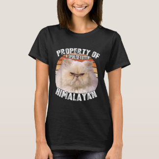 Cat Himalayan Property Vintage Eighties Style Cat T-Shirt