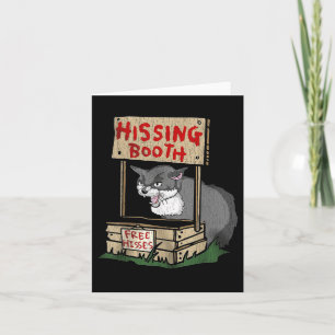 Cat Hissing Booth Free Hisses Card