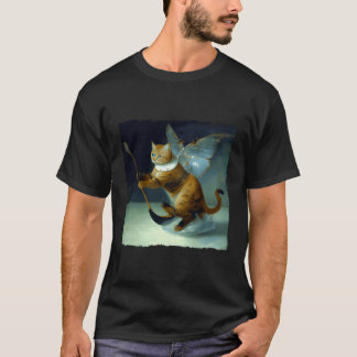 Cat Hockey Butterfly T-Shirt