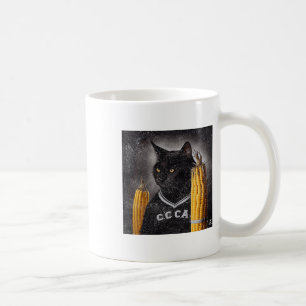 Cat Hockey Corn On The Cob Coffee Mug