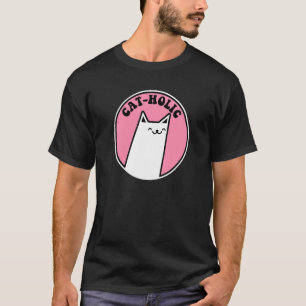 Cat Holic Cats Pun Cat T-Shirt