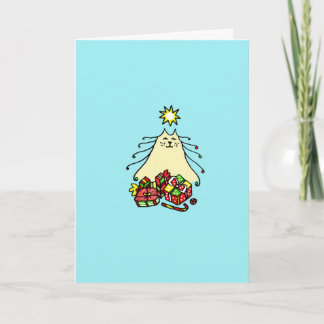 Cat Holiday Card