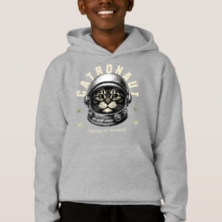 Cat Hoodie Funny Cat Astronaut