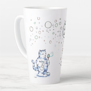 Cat Hopes Latte Mug