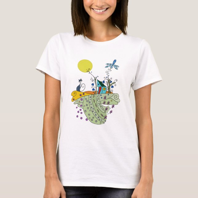 cat house T-Shirt (Front)