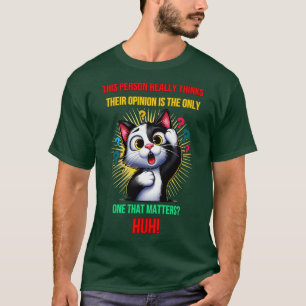 Cat Huh Meme T-Shirt