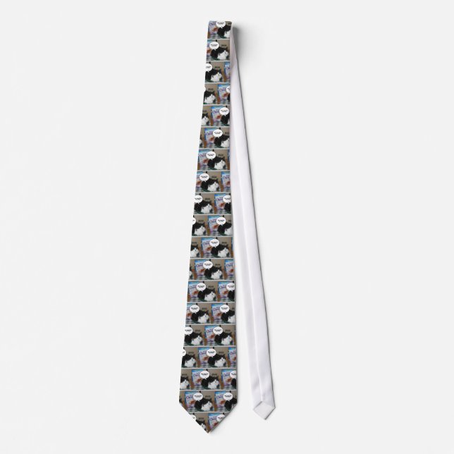 Cat Humor Tie (Front)